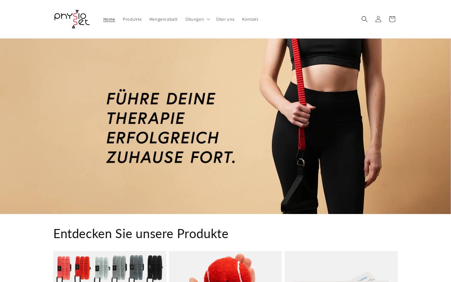 physioset.ch homepage screenshot