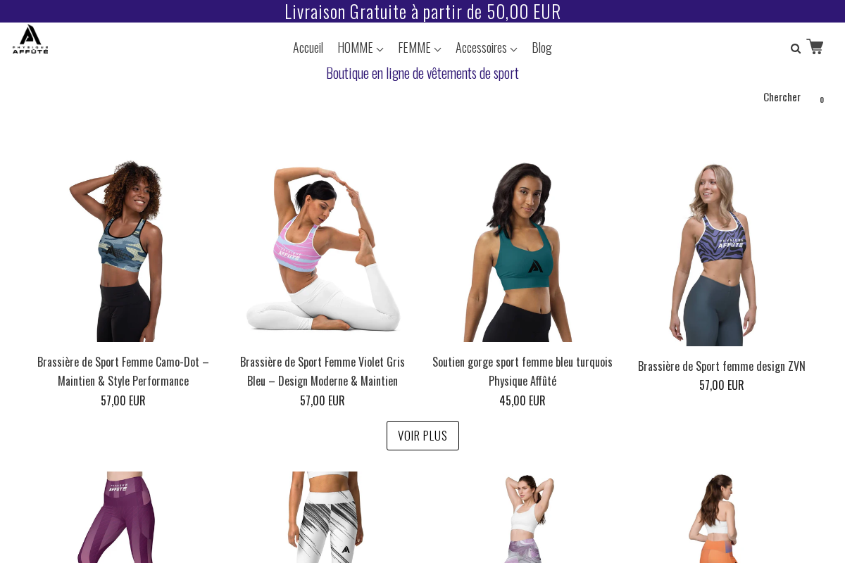 physiqueaffute.com homepage screenshot