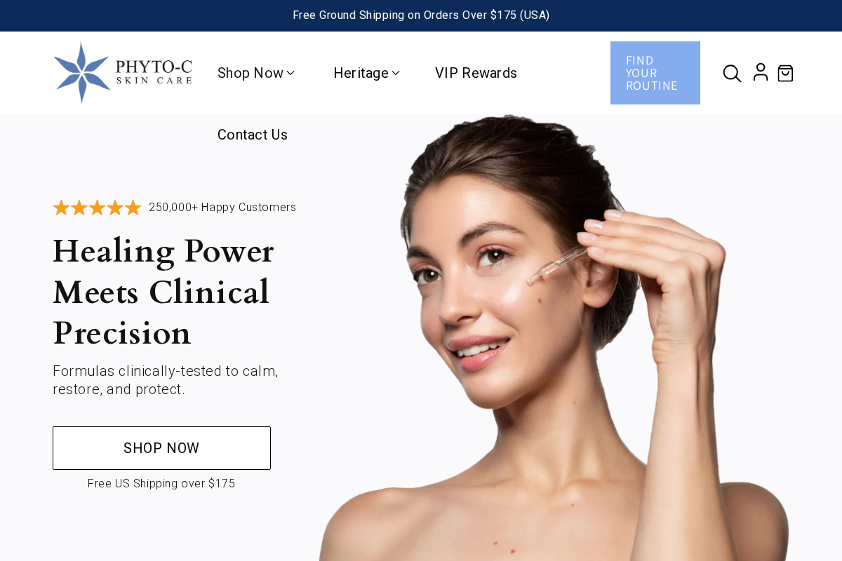 Phyto-c homepage screenshot