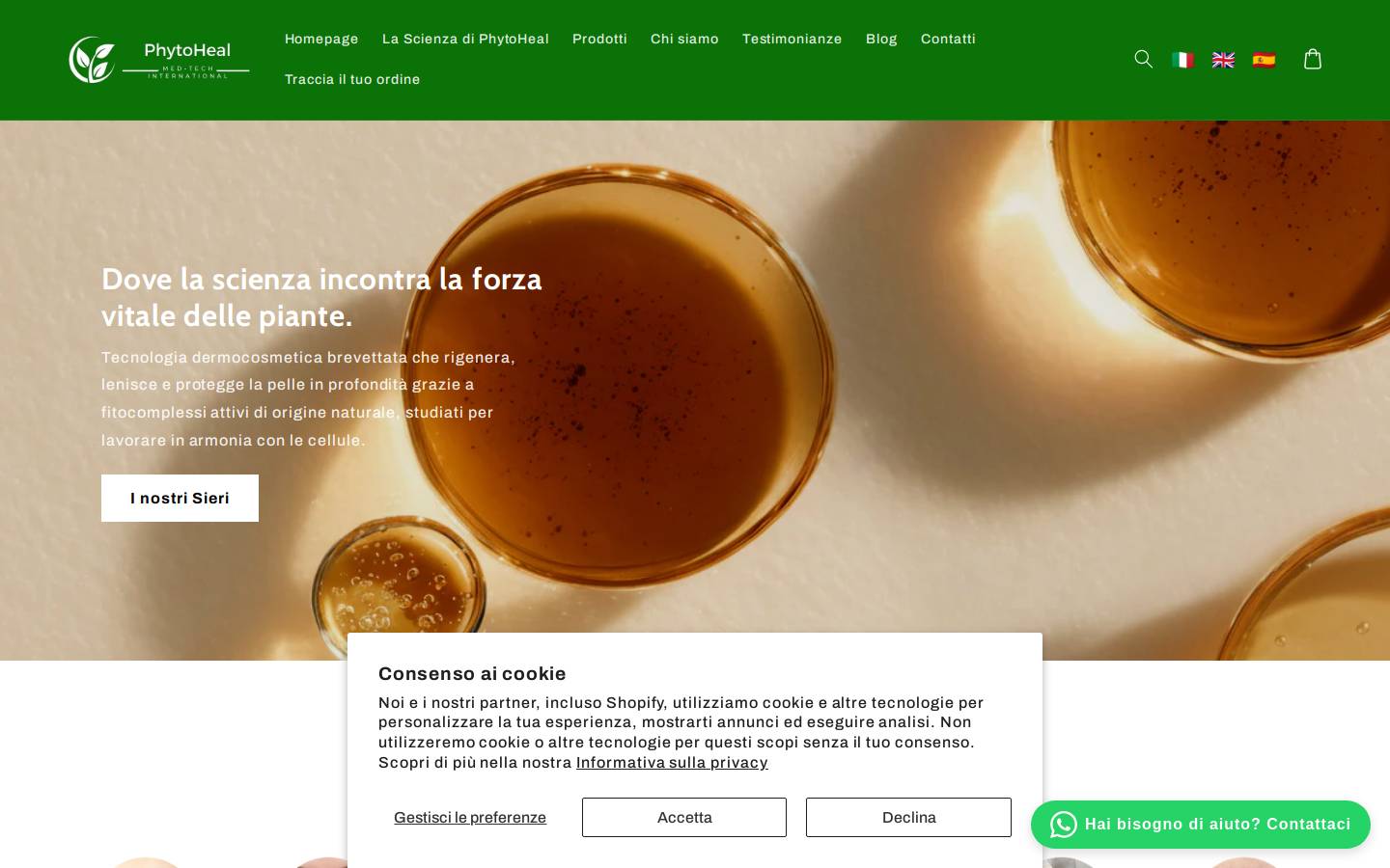 phytohealmedtech.com homepage screenshot