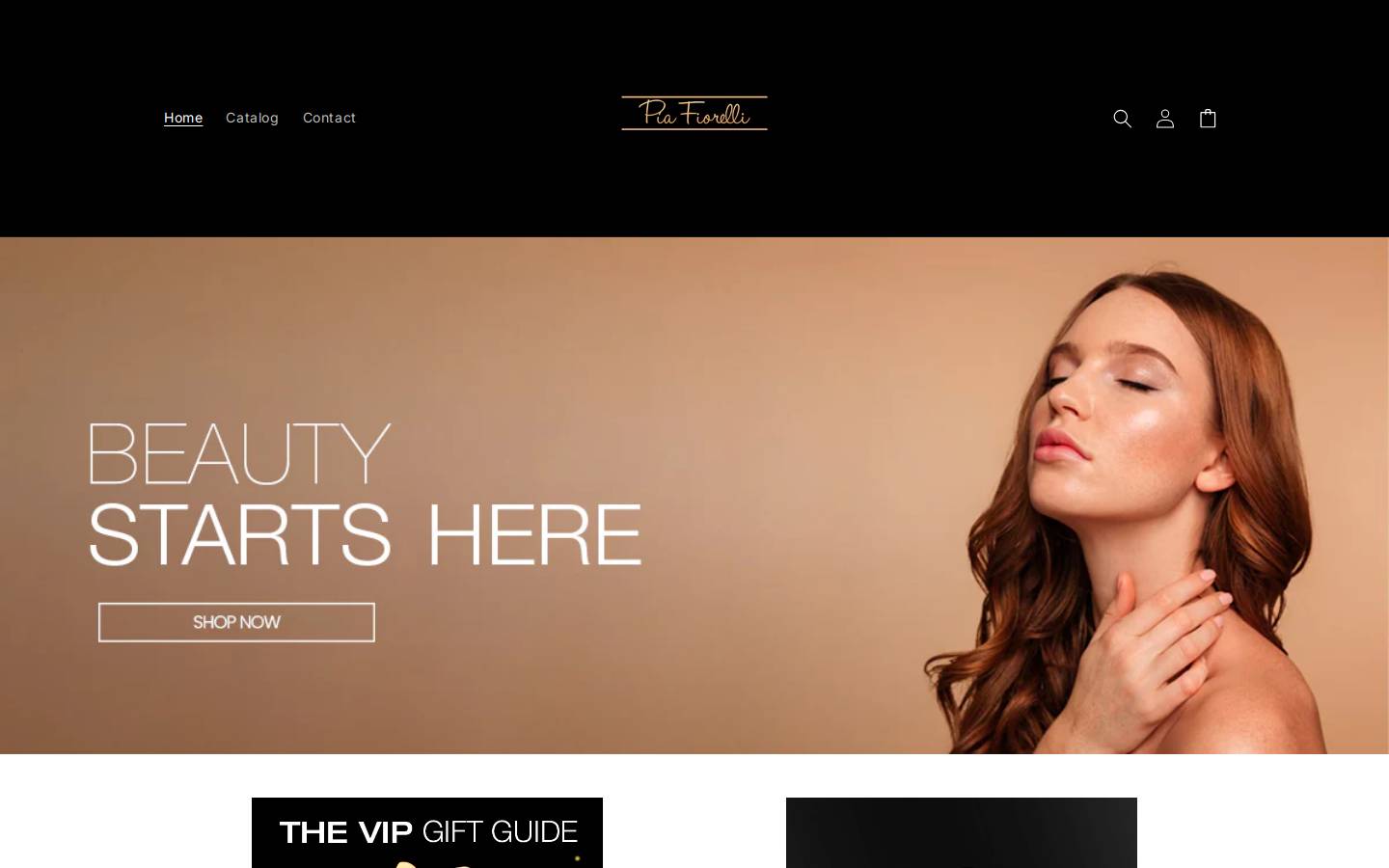 piafiorelli.com homepage screenshot