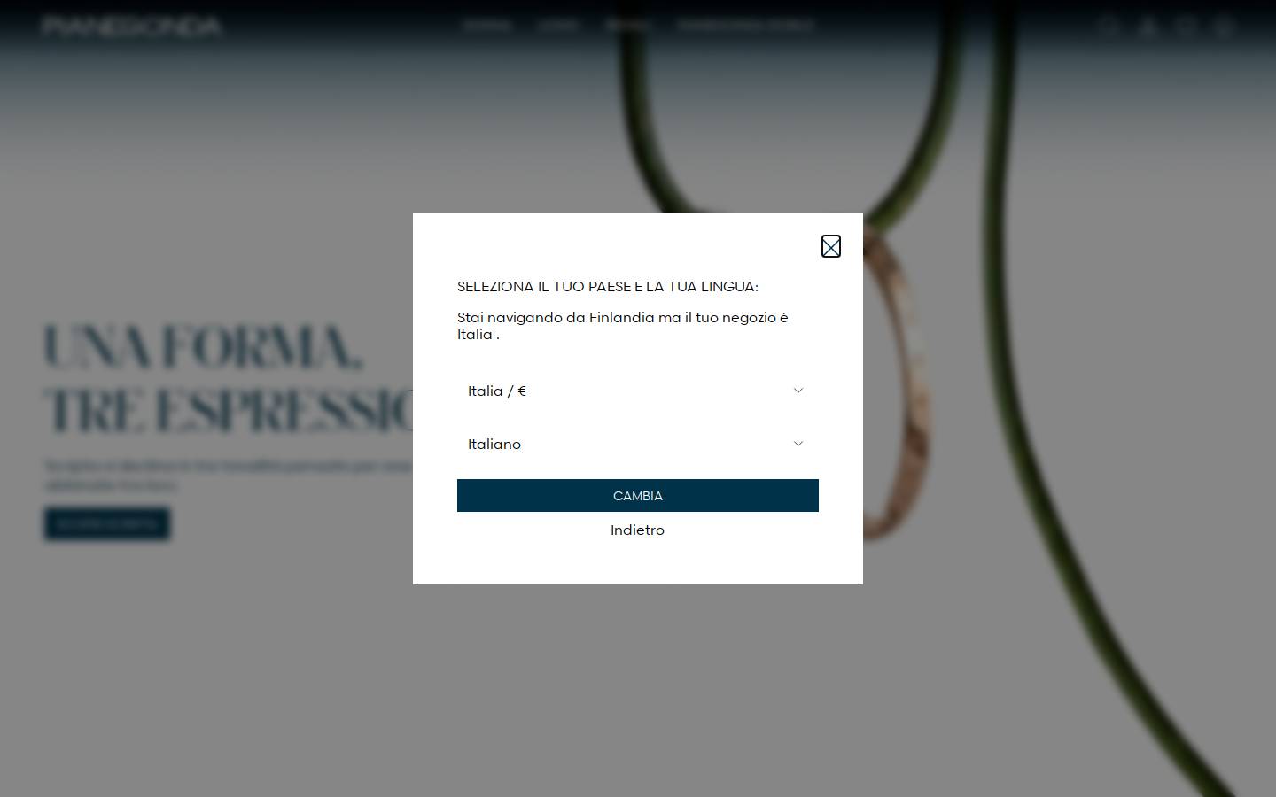 pianegonda.com homepage screenshot