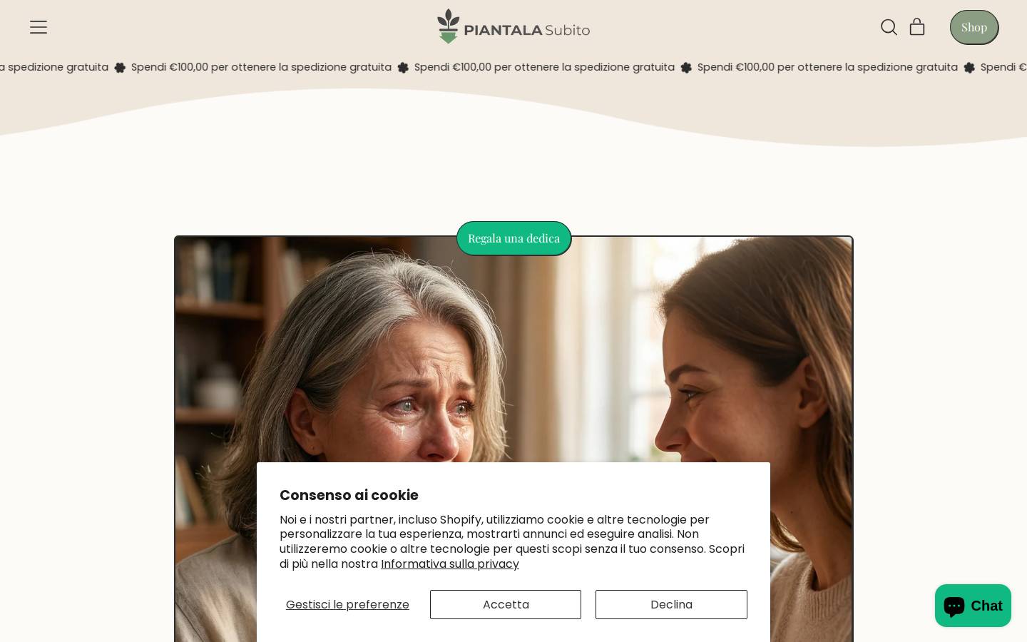 piantalasubito.com homepage screenshot