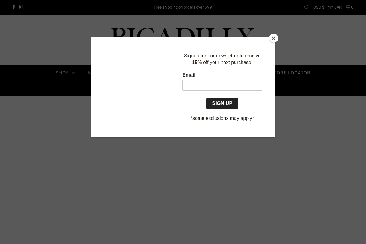 picadilly.ca homepage screenshot