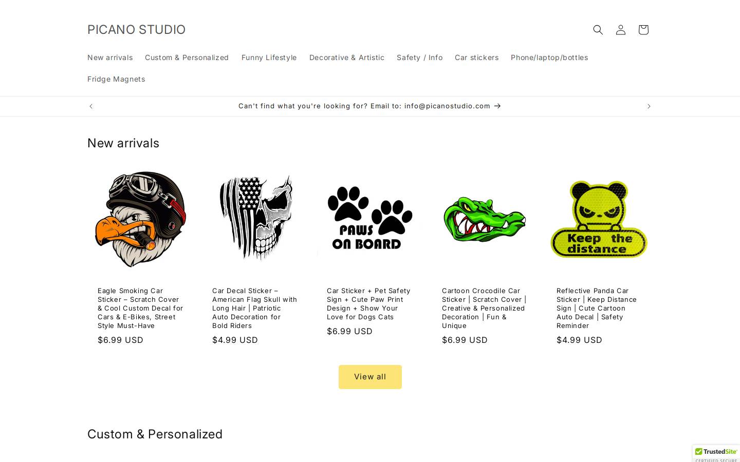 picanostudio.com homepage screenshot