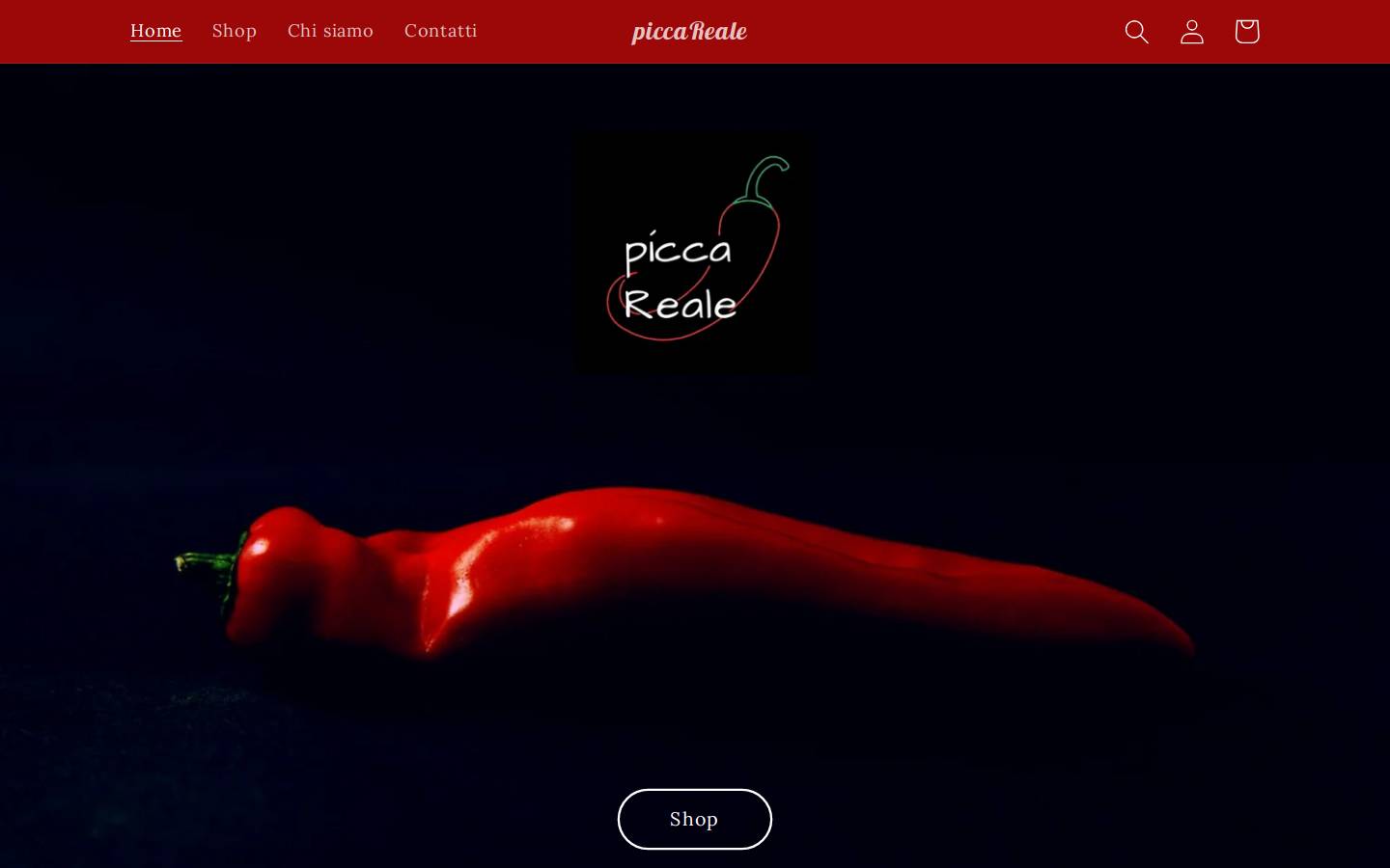 piccareale.it homepage screenshot