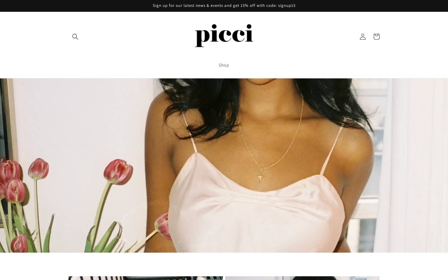 piccilabel.com homepage screenshot