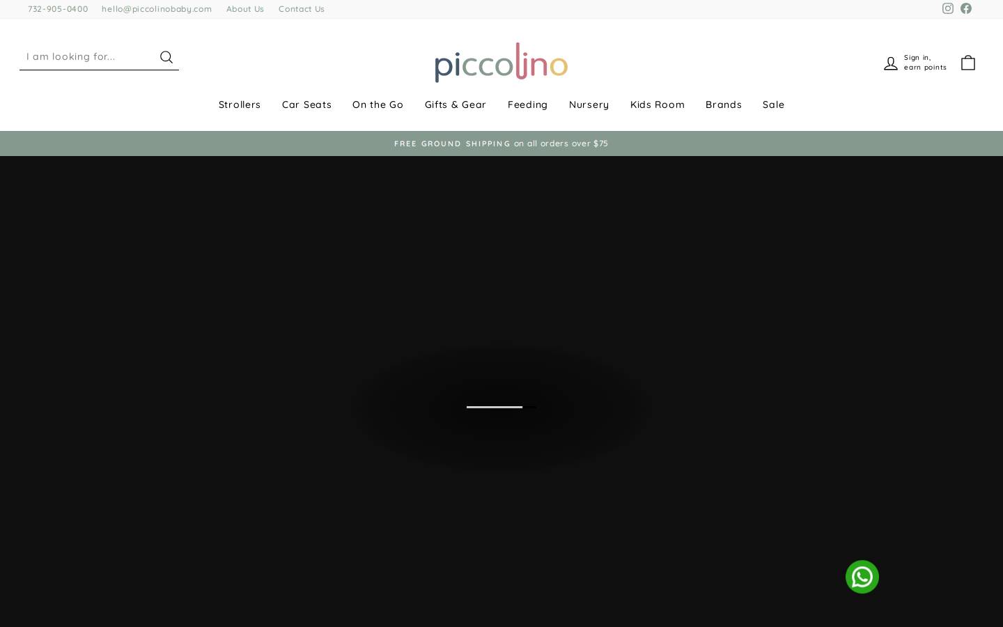 PishPoshBaby homepage screenshot