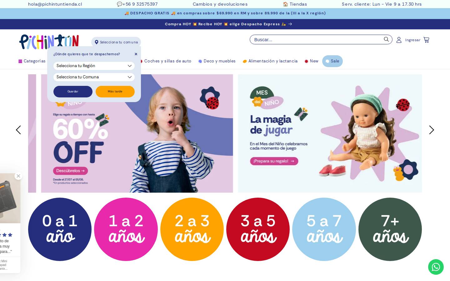 pichintun.com homepage screenshot