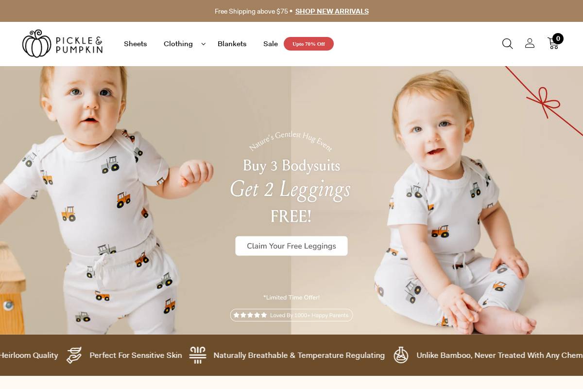 pickleandpumpkin.com homepage screenshot