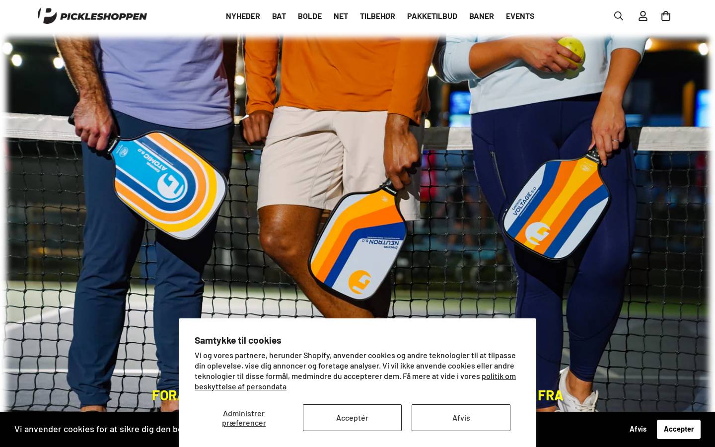 Pickleshoppen homepage screenshot