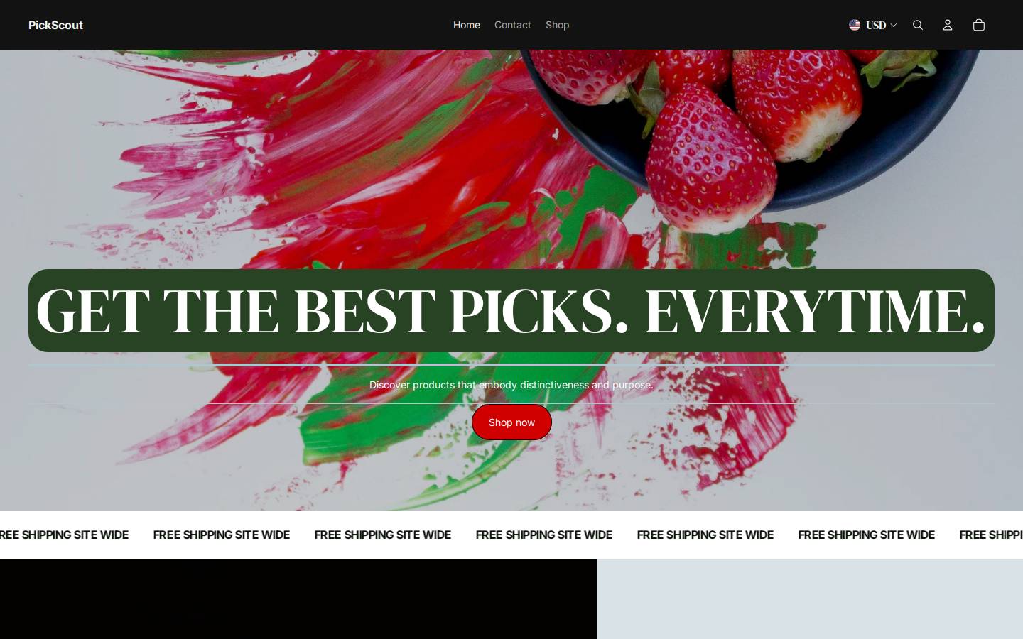 pickscoutusa.com homepage screenshot