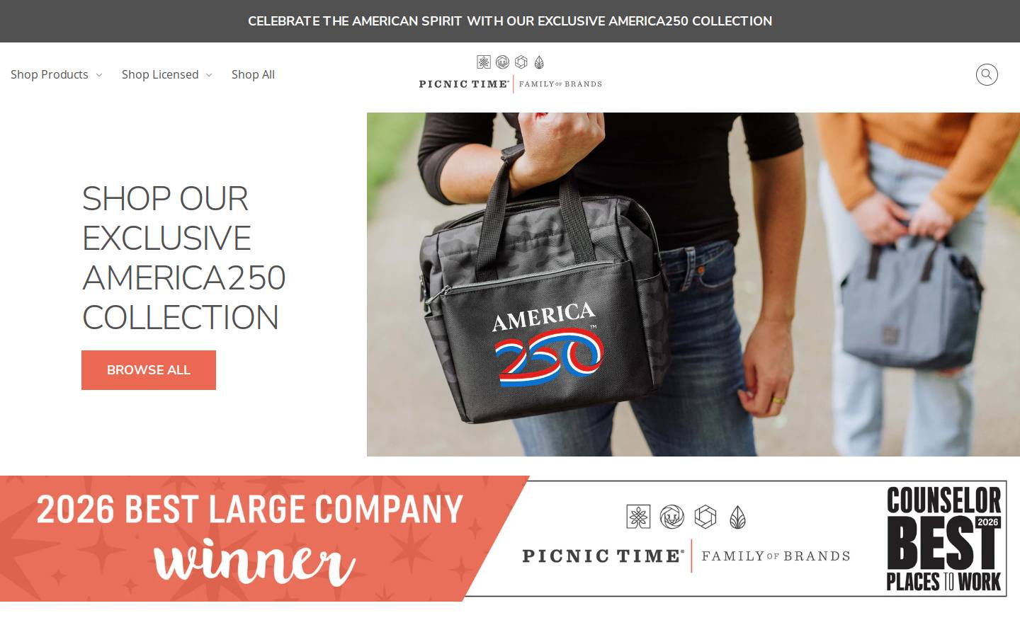 picnicpromotions.com homepage screenshot
