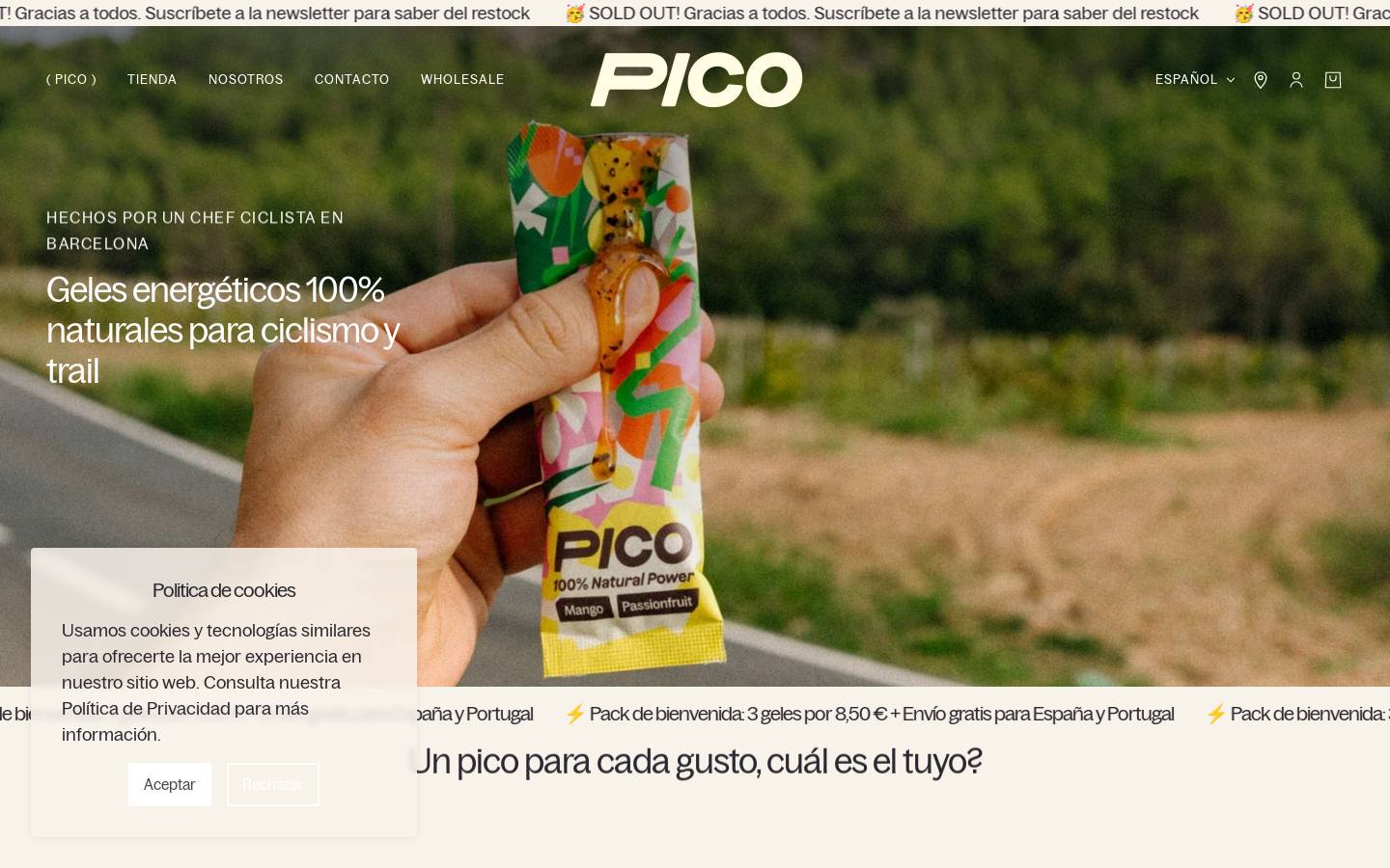 picofuel.com homepage screenshot