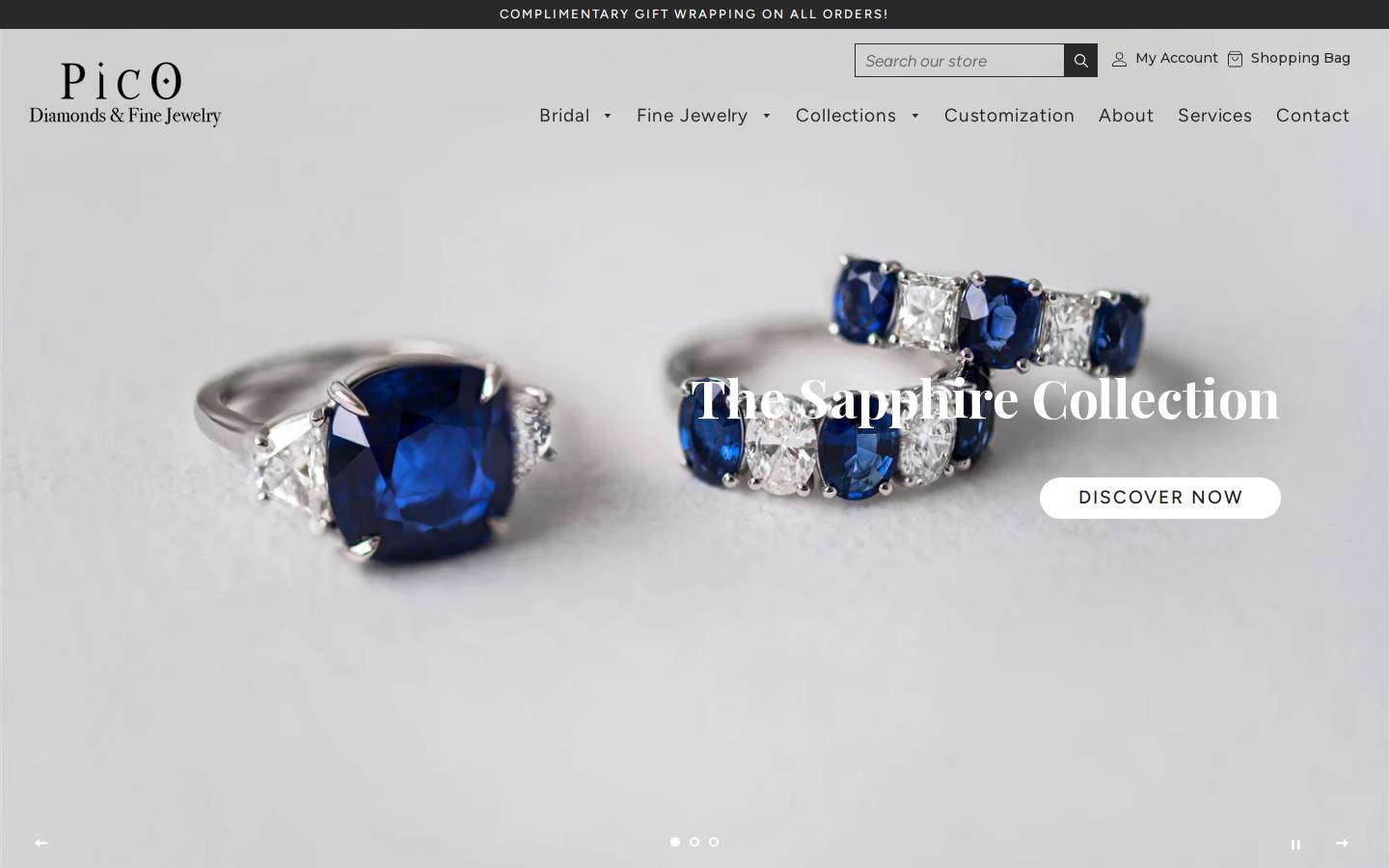 picojewelers.com homepage screenshot