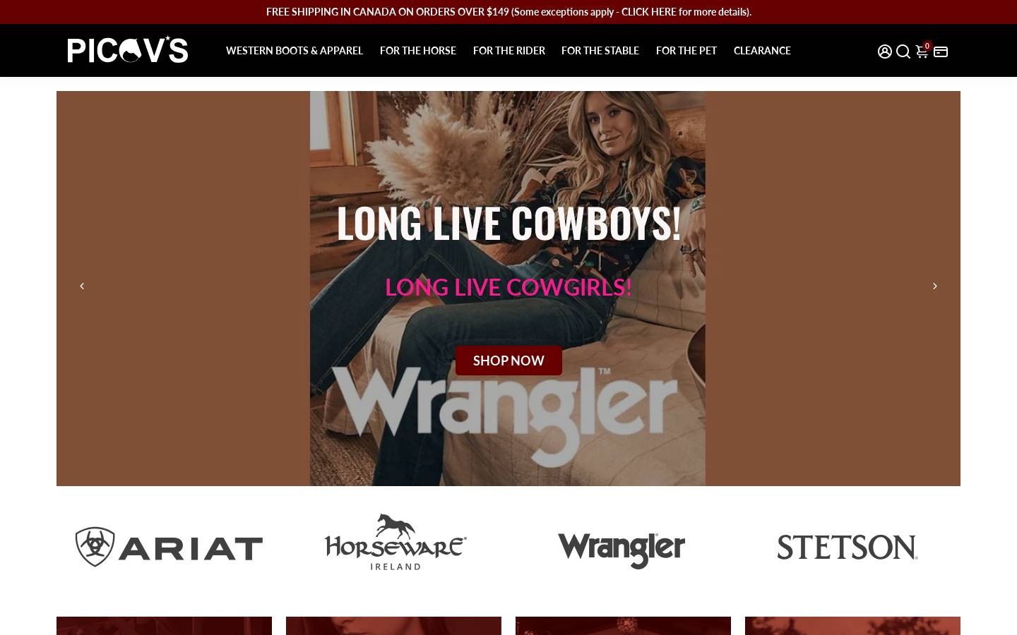picovs.ca homepage screenshot