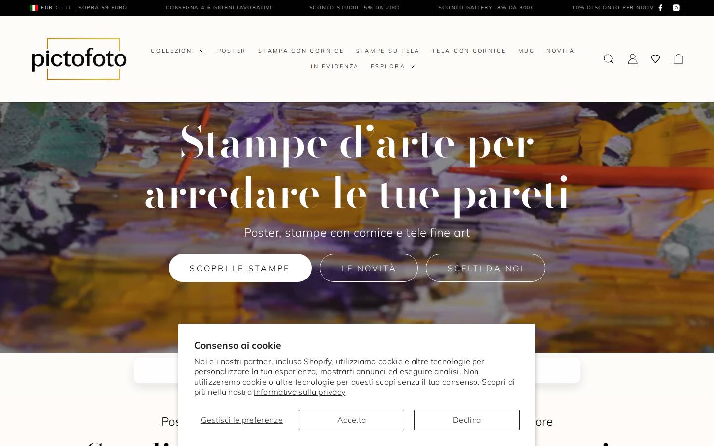 pictofoto.com homepage screenshot