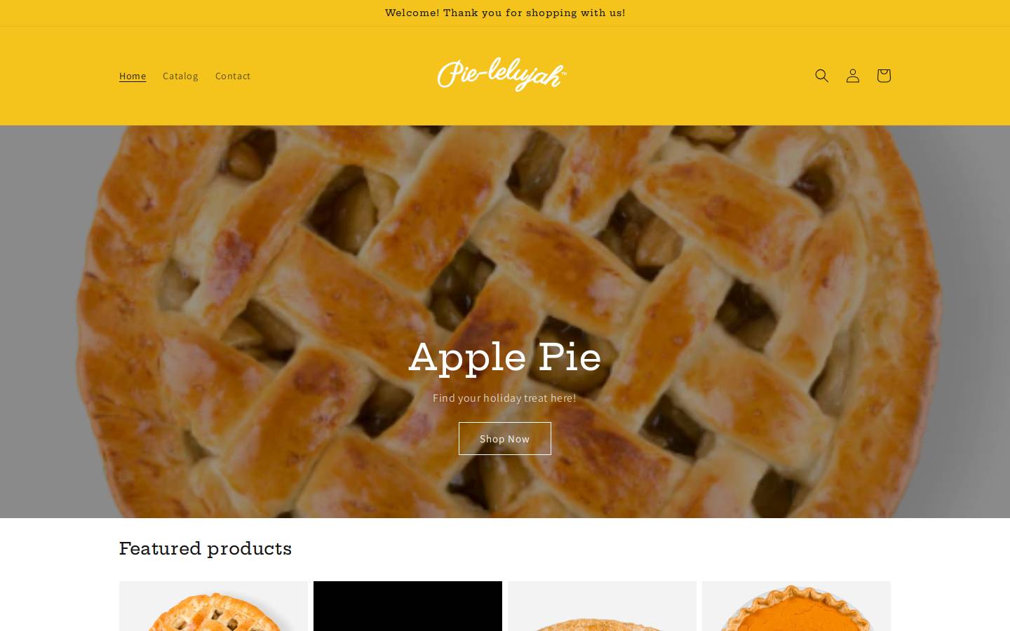 pielelujah.com homepage screenshot