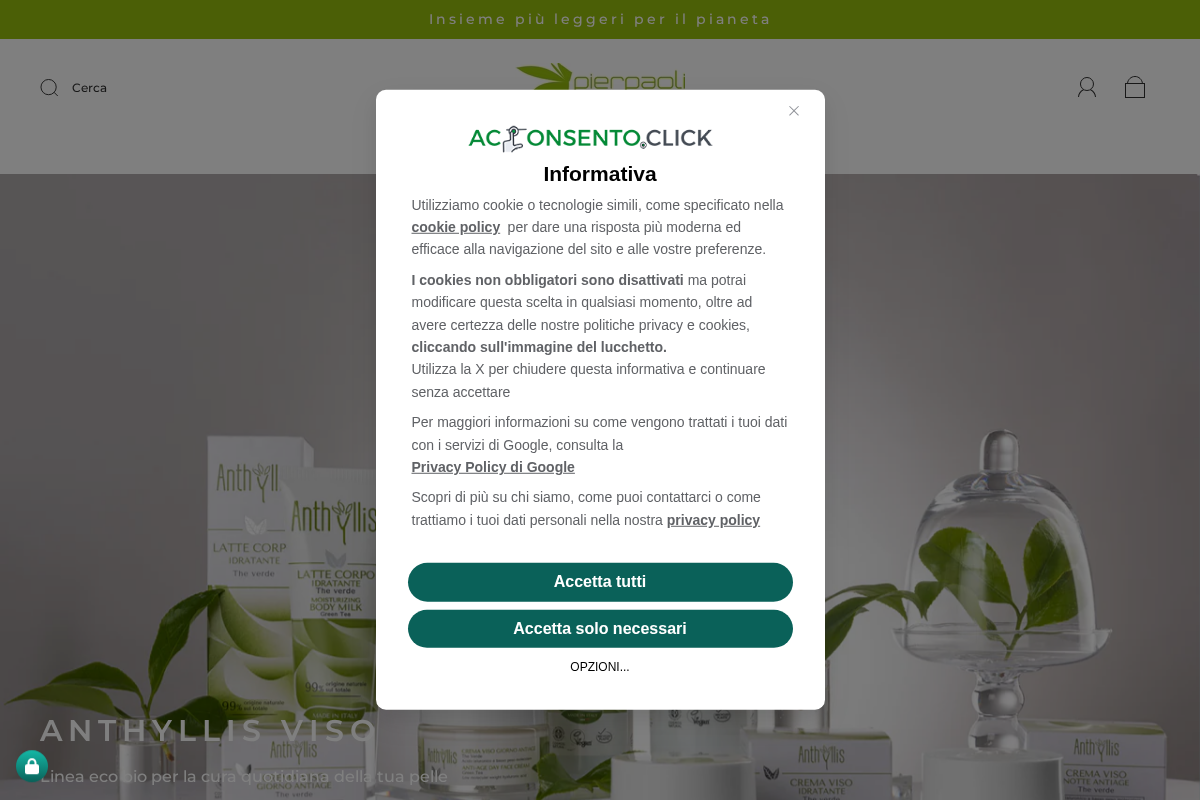 Pierpaoli homepage screenshot