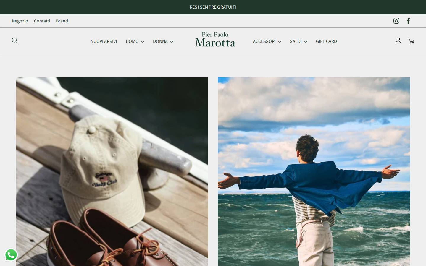 Pier Paolo Marotta homepage screenshot