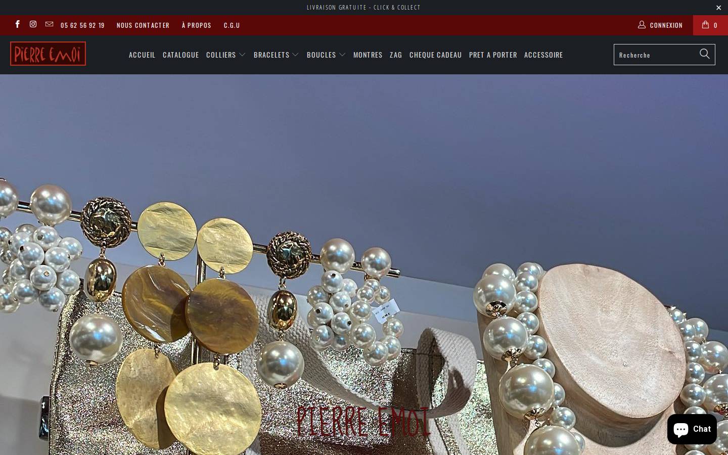 pierre-emoi.com homepage screenshot