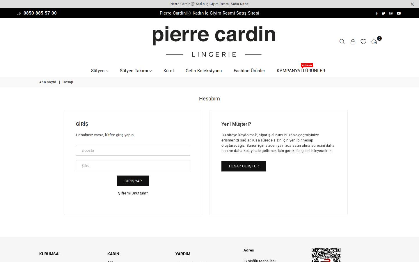 pierrecardintr.com homepage screenshot