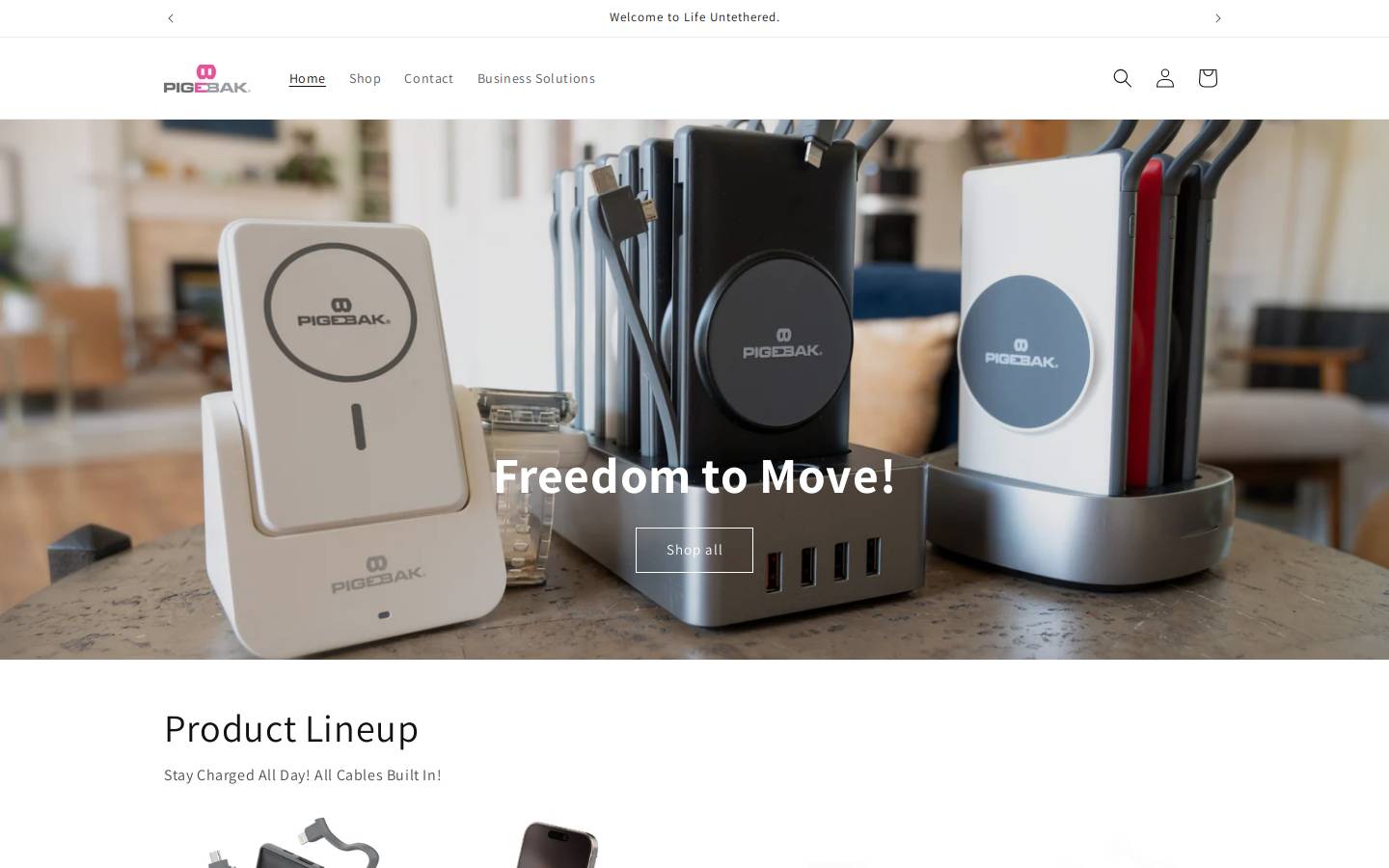 pigebak.com homepage screenshot