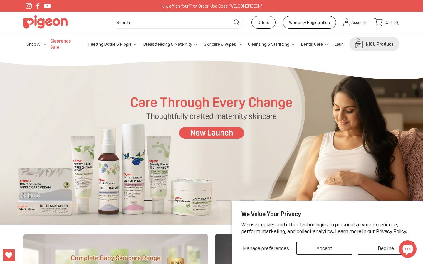 pigeon-in.com homepage screenshot