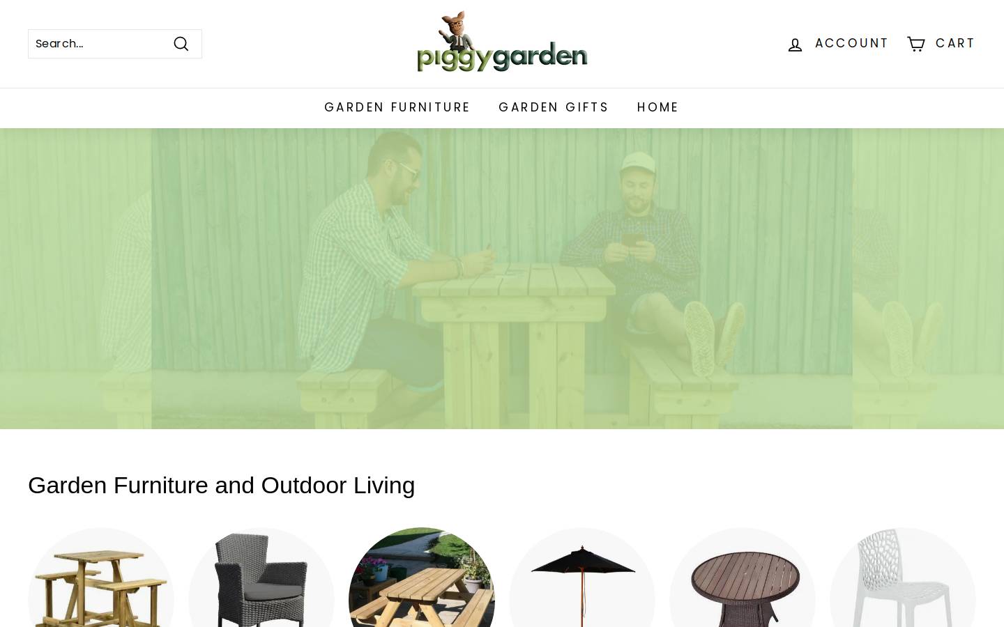 piggygarden.com homepage screenshot