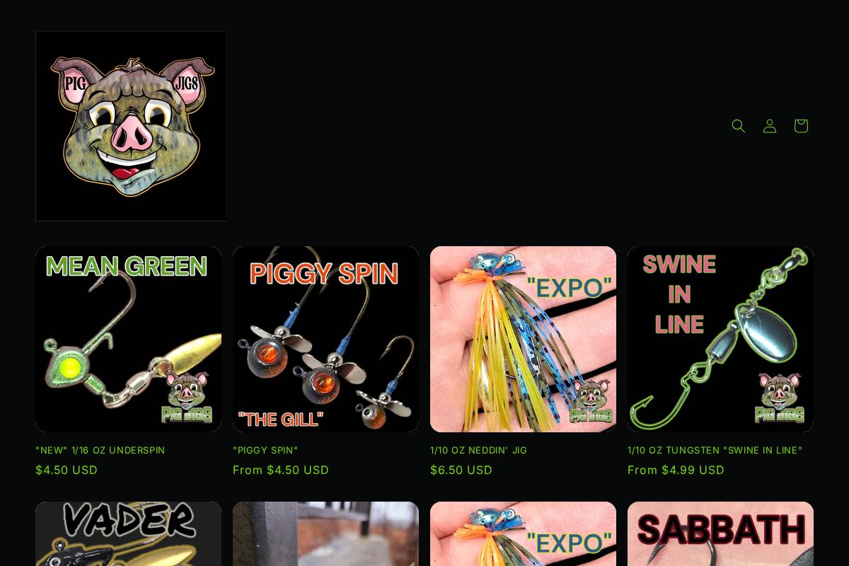 pigjigs247.com homepage screenshot