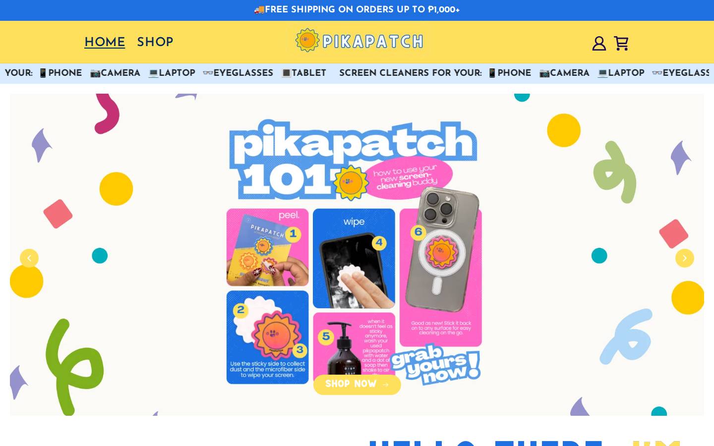 pikapatch.com homepage screenshot