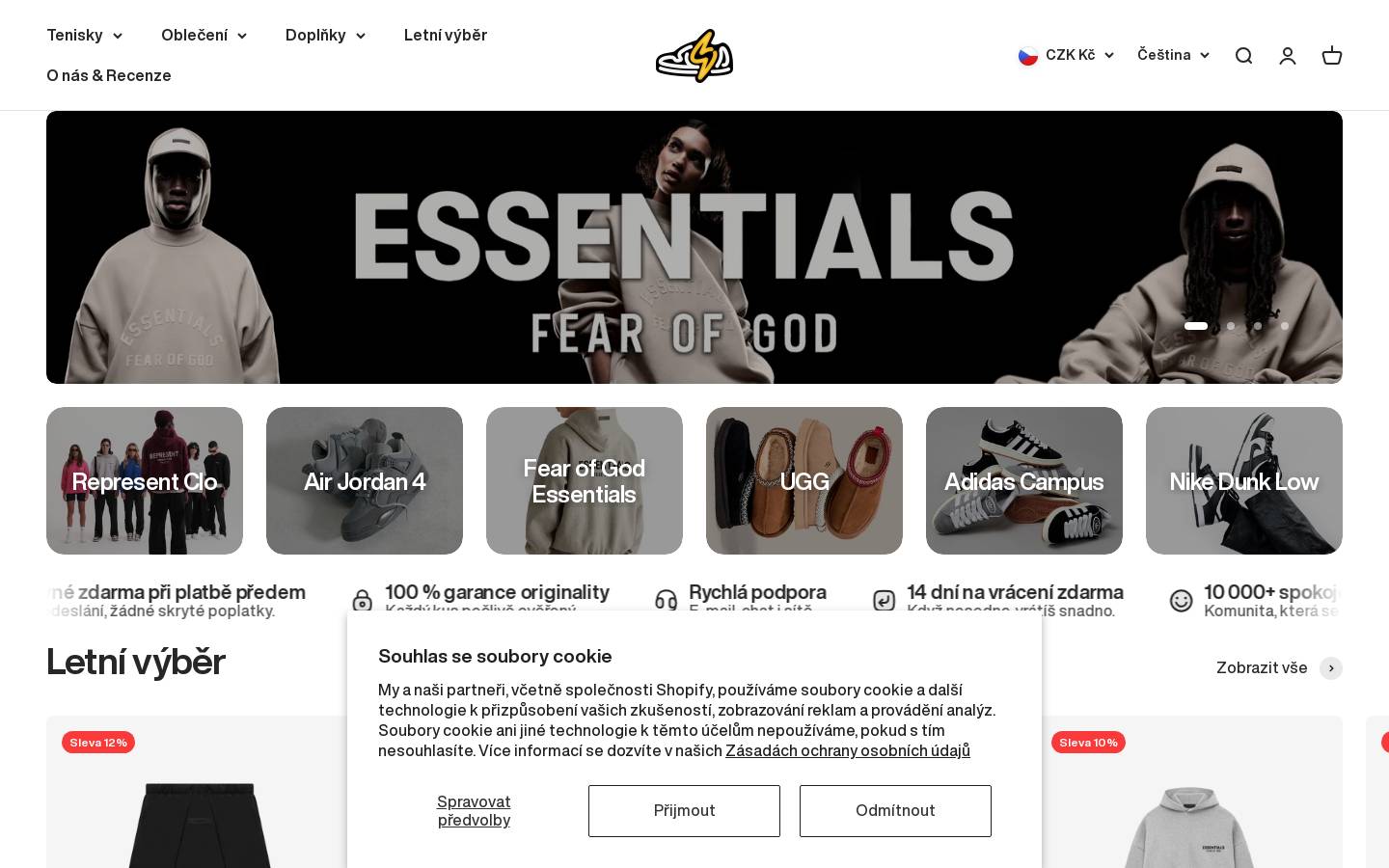 pikastore.cz homepage screenshot