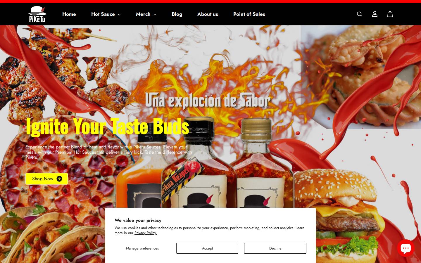 piketuoriginal.com homepage screenshot