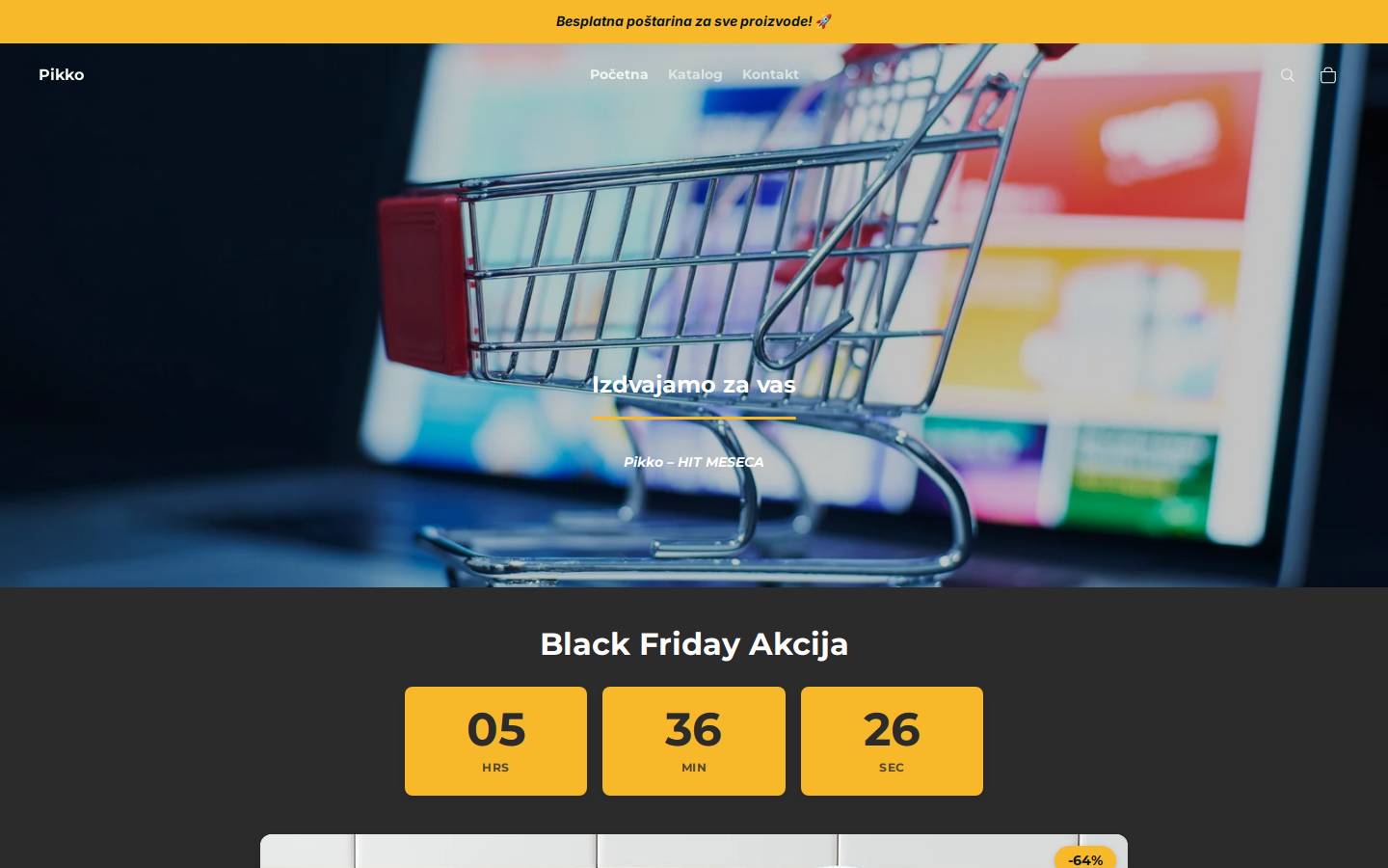 pikko.store homepage screenshot