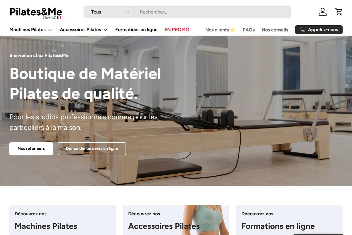pilatesme-france.com homepage screenshot