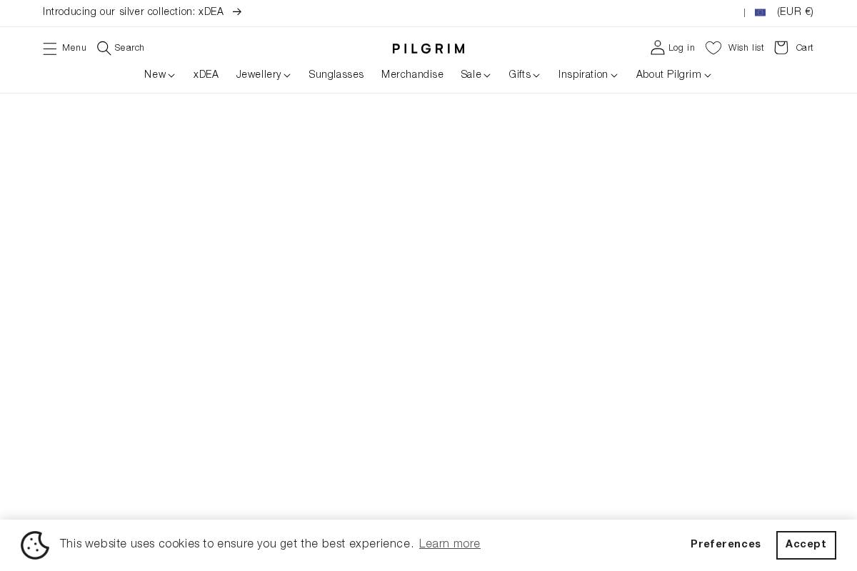 Pilgrim Jewellery homepage screenshot