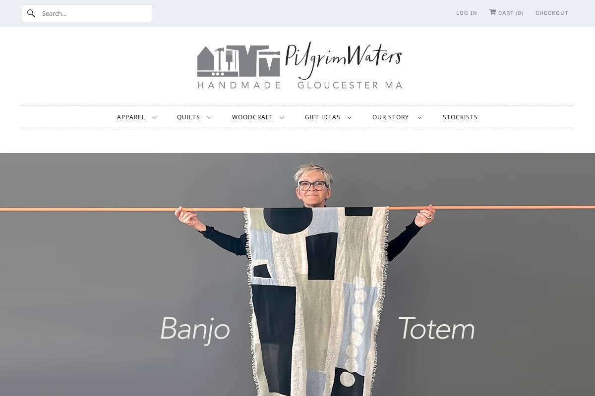 pilgrimwaters.co homepage screenshot