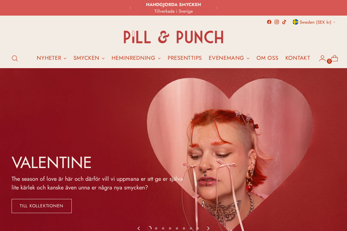 Pill homepage screenshot
