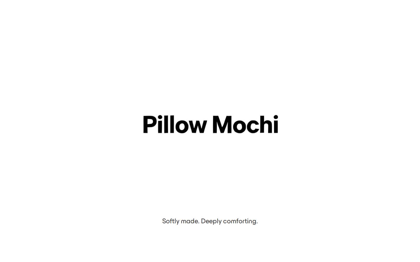 pillowmochi.com homepage screenshot