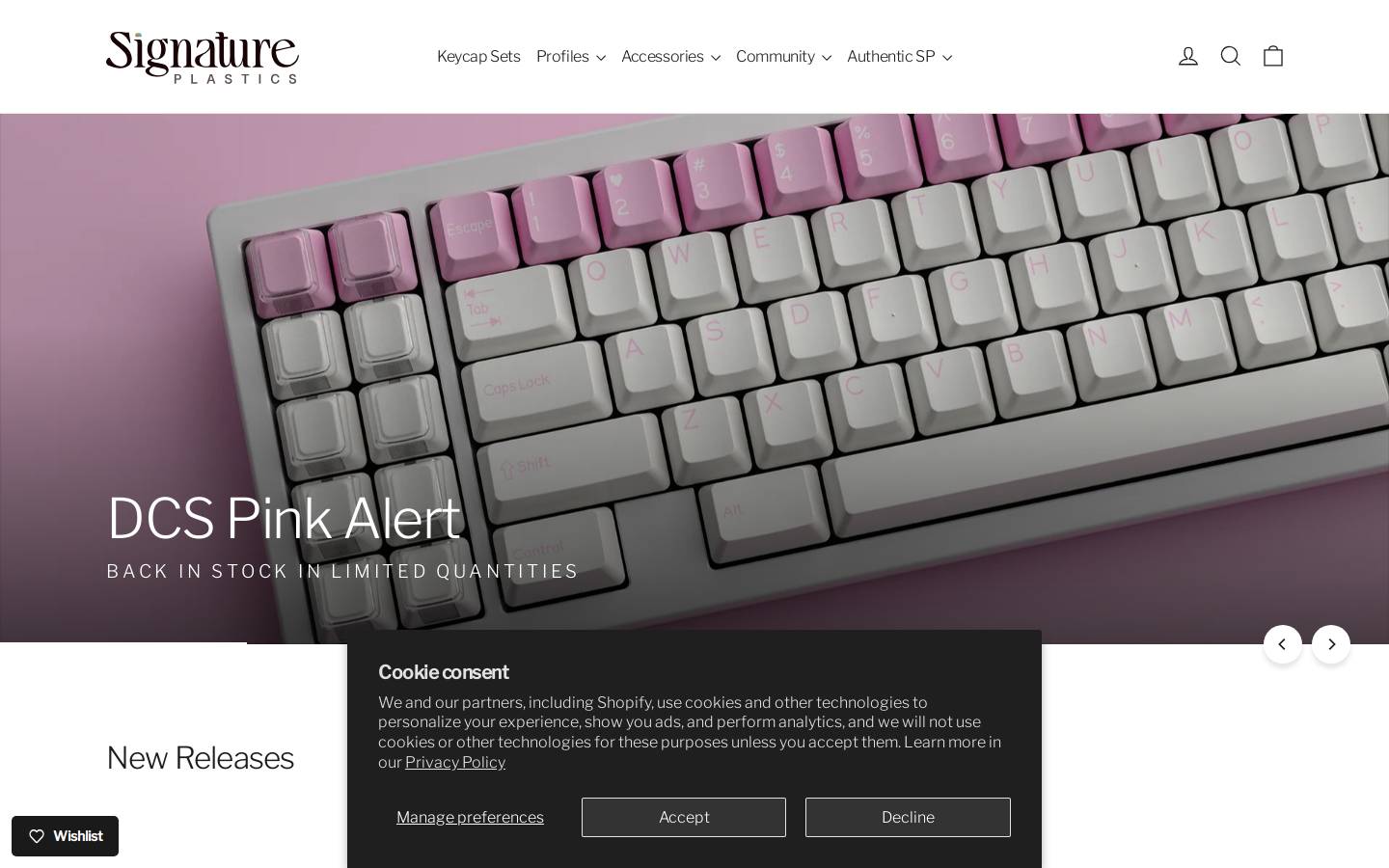 Pimp My Keyboard homepage screenshot