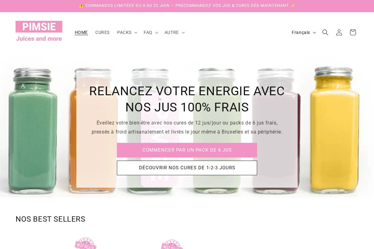 PIMSIE homepage screenshot