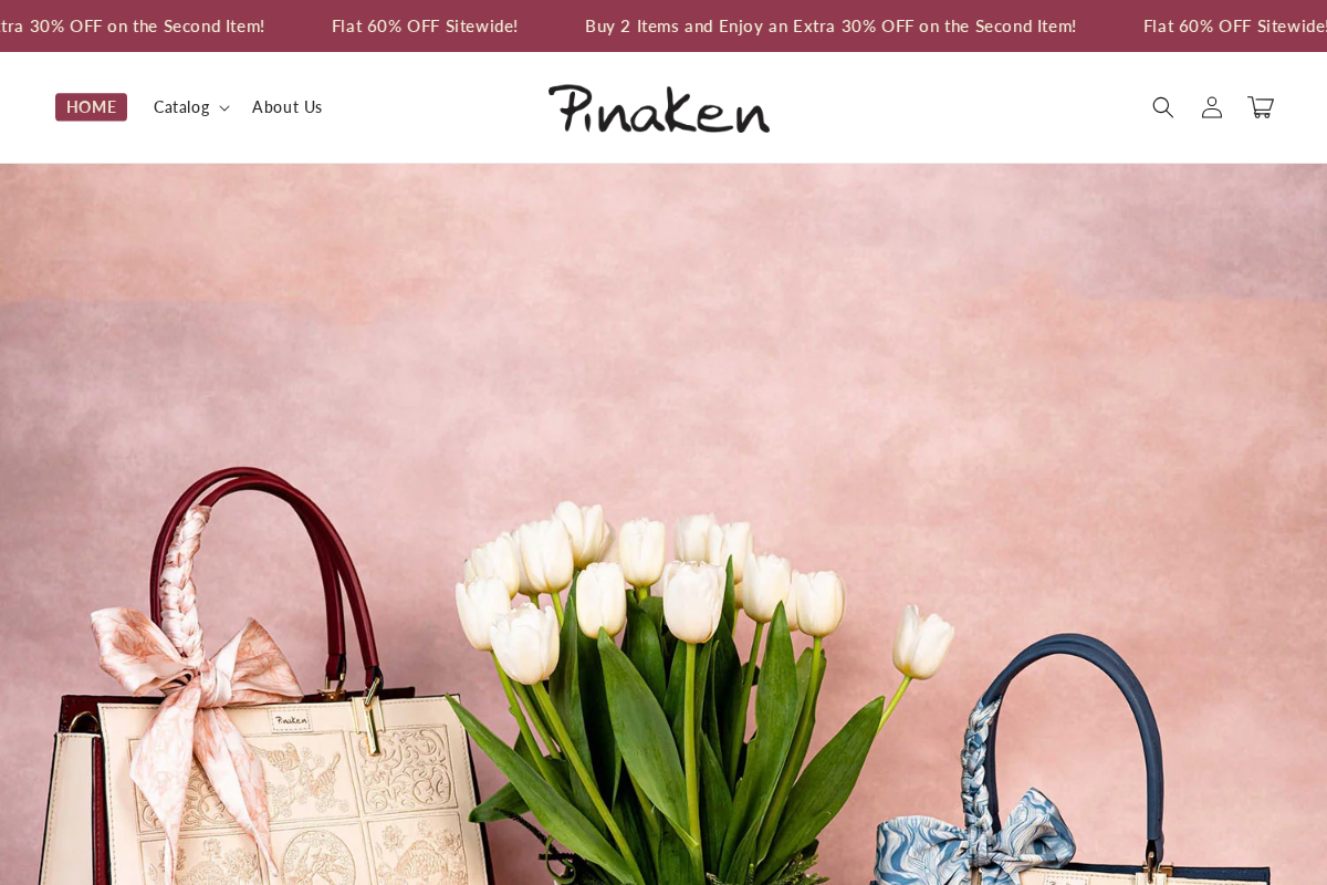 Pinakenhome homepage screenshot