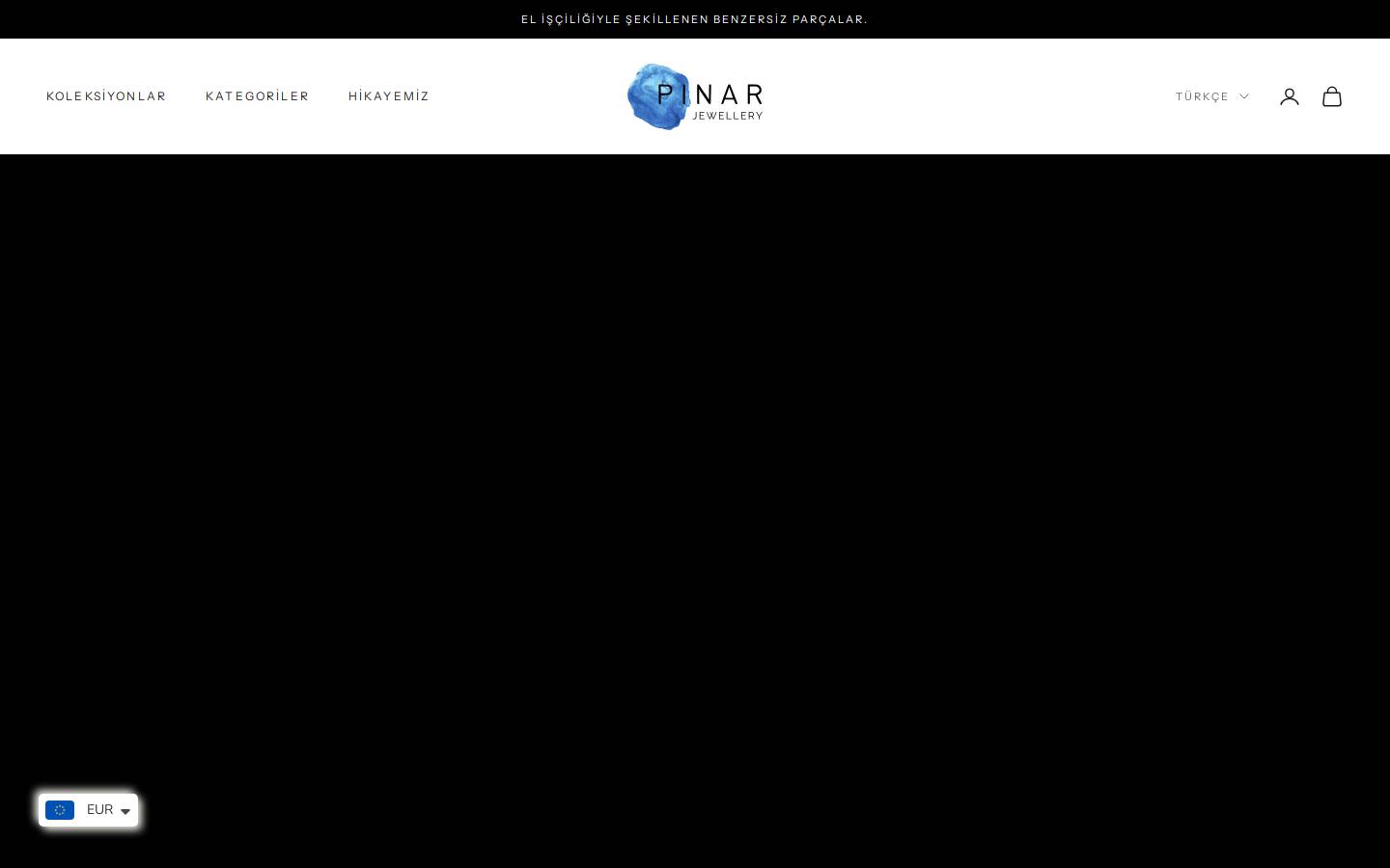 pinarjewellery.com homepage screenshot