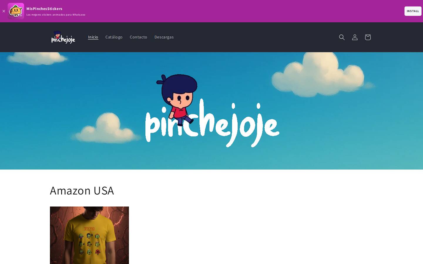 pinchejoje.com homepage screenshot