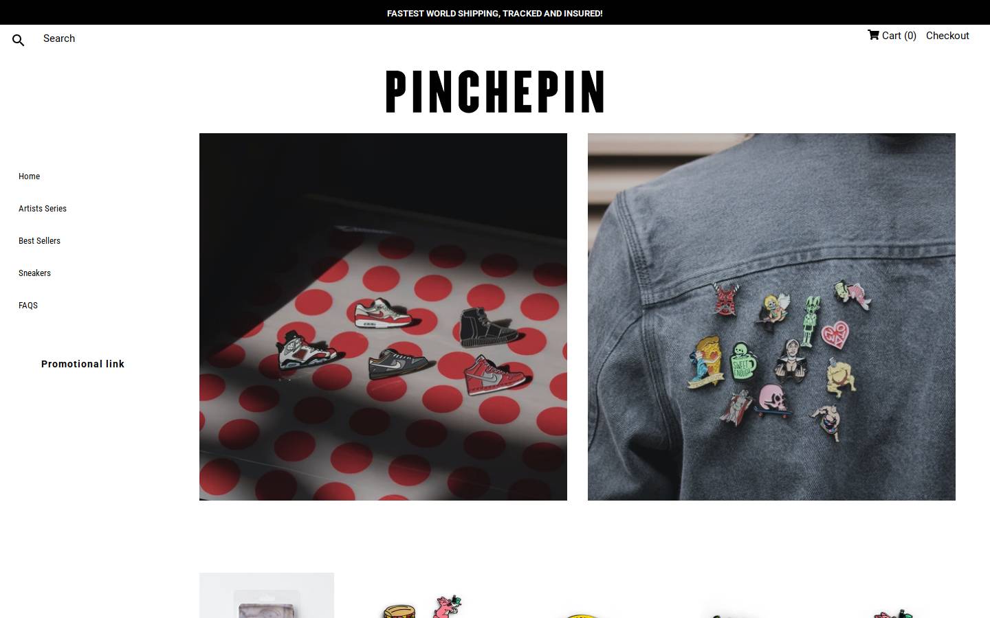 pinchepin.net homepage screenshot