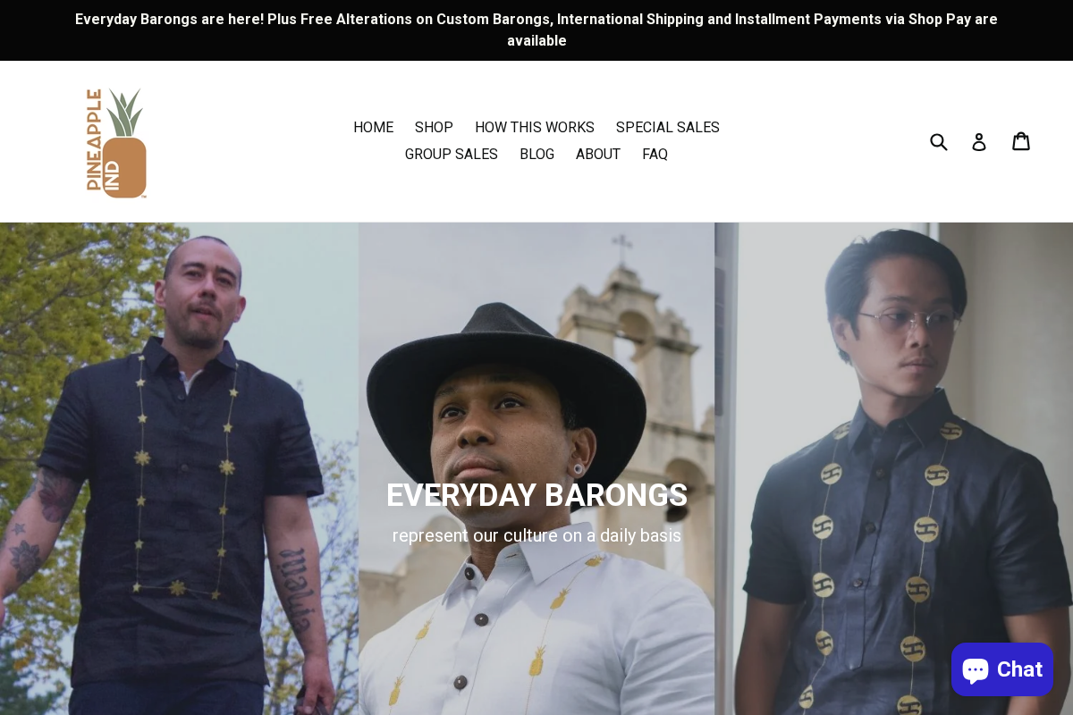 Pineapple Industries homepage screenshot