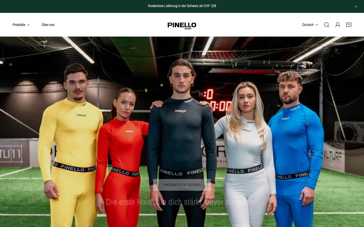 pinello.ch homepage screenshot