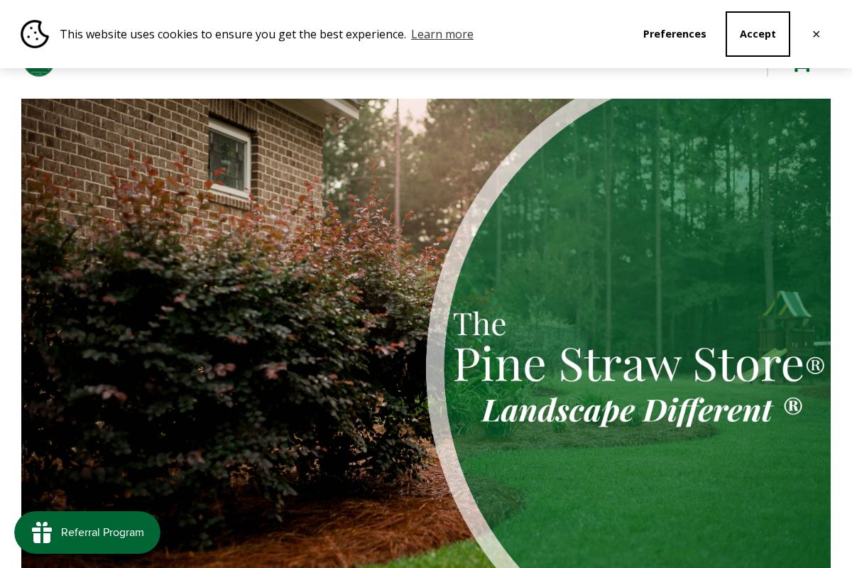 Pine Straw Store homepage screenshot