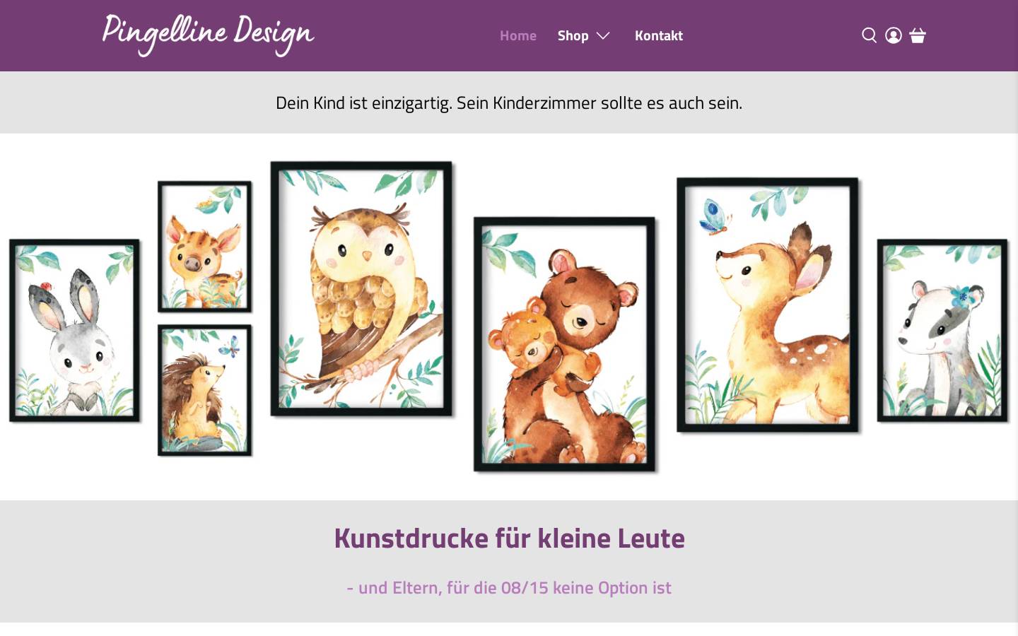 pingelline.de homepage screenshot