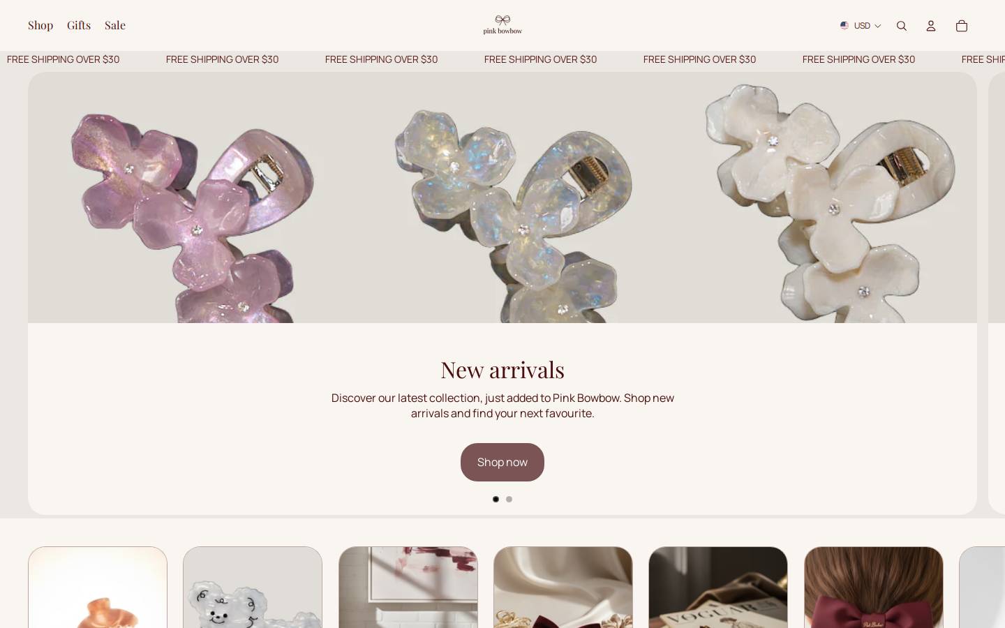 pink-bowbow.com homepage screenshot